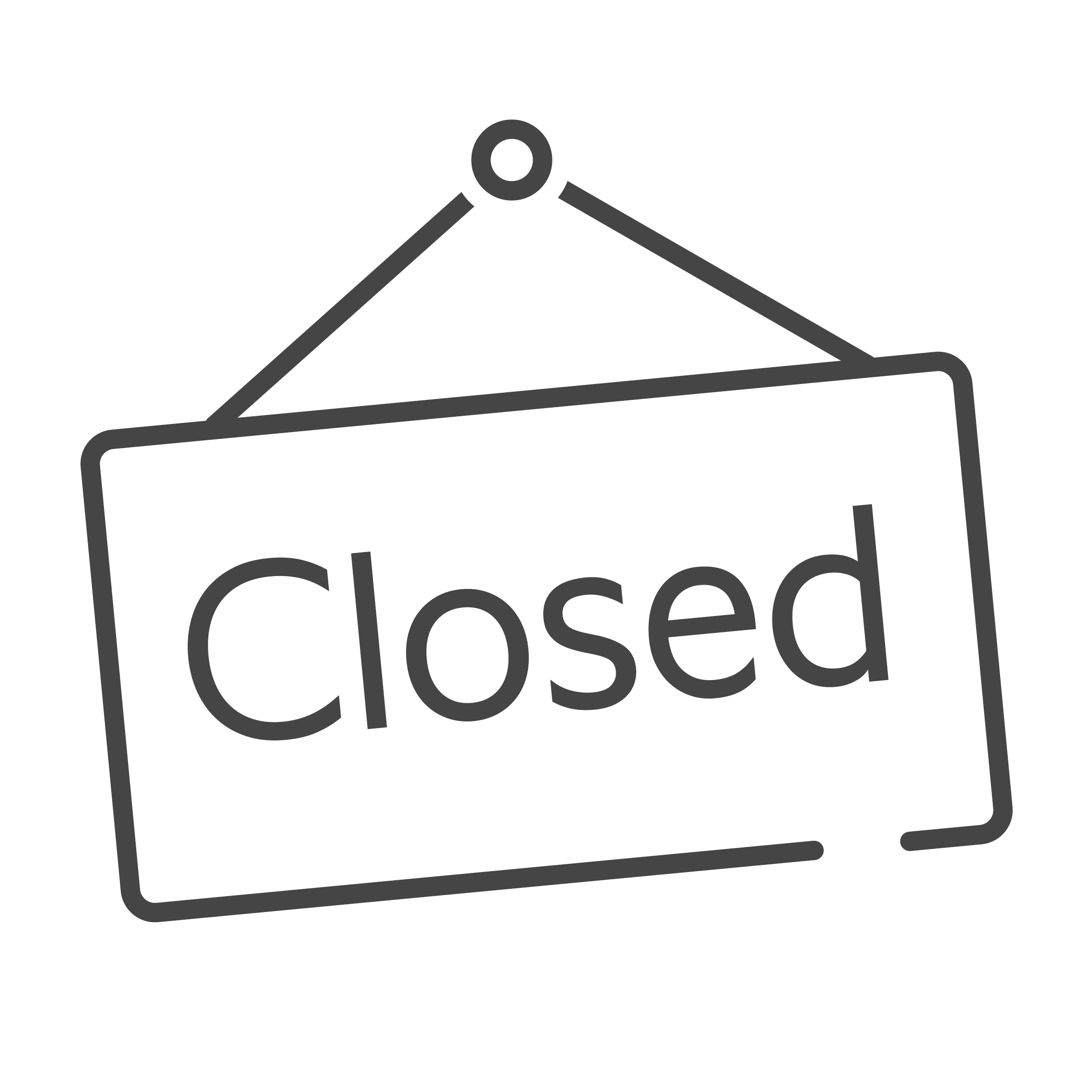 Reduzierte Öffnungszeiten